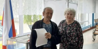 Жители Андроповского округа  продолжают активно идти на избирательные участки. - Андроповский район