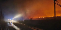 Пожар площадью 1,5 тысячи кв. м ликвидировали в Усолье-Сибирском - Baikal24.Ru