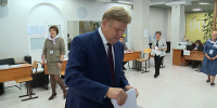 Полпред Президента в СФО Анатолий Серышев проголосовал в Новосибирске - Республиканская телевизионная сеть