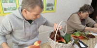 Проживающие дома-интерната создали поделки из осенних листьев - Волжская новь
