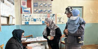 Молодая семья из Дахадаевского района проголосовала на участке № 0362 вместе с двухлетним сыном - Дахадаевский район