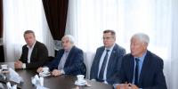 Сегодня Председатель Верховного Хурала Кан-оол Тимурович Даваа принял делегацию города Москвы - Верховный Хурал (парламент) Республики Тыва