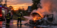 В селе Житово Рыбновского округа загорелся легковой автомобиль - Rybnoe.Net