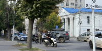 ДТП с мотоциклом в центре Рязани 2 - РИА 7 Новостей