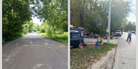 Рязанцы бьют тревогу из-за зарослей на дороге и стёртой «зебры» - ИА Малая Родина