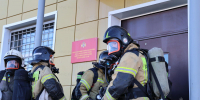 Пожарно тактические  учения в здании Росгвардии - МЧС