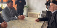 Сегодня глава города побывал в гостях у долгожителей. - Администрация г. Малгобек
