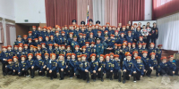 В Орле в кадеты-спасатели посвятили первоклассников - InfoOrel.Ru