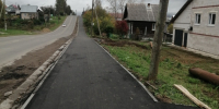Завершаются работы по благоустройству пешеходной зоны по ул. Коковихина. - Омутнинское городское поселение