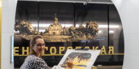 Посмотрите глазами художников проекта «Искусство в метро» на архитектуру станций новой Рублево-Архангельской линии - Департамент транспорта