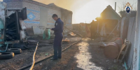 В Кизильском районе следователи регионального СКР устанавливают обстоятельства гибели двух местных жителей на пожаре - Следственный комитет