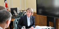 Ольга Абрамова и Андрей Кириленко обсудили развитие баскетбола на территории Удмуртии - Минспорт