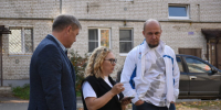 В Эжве проведена приёмка работ во дворе по программе «Формирование комфортной городской среды» - Эжвинский район