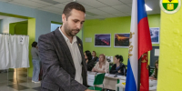 Заместитель главы администрации городского округа Мелитополь Николай Игоревич Селиверстов принял участие в голосовании. - Город округ Мелитополь