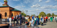 17 сентября 2026 года в Красной Горе у мемориала Мужества в сквере Славы прошёл митинг. - Администрация Красногорского района