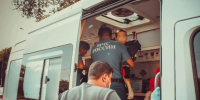 В Астрахани из горящего дома на улице Савушкина вызволяли детей и младенца - Bloknot-Astrakhan.Ru