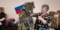 Для незаметности на передовой: 70-летняя амурская мастерица из Среднебелой шьет костюмы «Леший» - gtrkamur.ru - ГТРК Амур