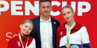 Кузбасские гимнастки завоевали золотые медали на первых в истории международных соревнованиях по воздушной гимнастике - ГТРК Кузбасс
