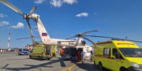 Санавиация, медики, вертолет - РИА Омск-информ