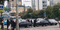 Воронежцы застряли в огромной пробки из-за аварии на Московском проспекте - ГТРК Воронеж