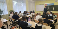 Осенне-зимний период - время повышенной внимательности: в ступинской школе №10 прошел урок безопасности - ГУ МЧС МО
