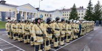 Сильные духом! Первокурсники академии прошли боевое крещение - Сибирская пожарно-спасательная академия