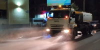 Семь поливомоечных машин  ночью мыли улицы города. - Городской округ Иваново