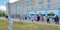 Коллектив Ишимбайской больницы присоединился к Всероссийской акции «10 000 шагов к жизни» - Министерство здравоохранения РБ