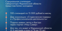 Стартовал приём заявок на получение специальной стипендии Губернатора Мурманской области - Город Мурманск
