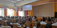 Лекция для учащихся средней общеобразовательной школы № 6 в рамках проекта Управления Судебного департамента в Республике Татарстан «Правосудие: от А до Я» - Елабужский городской суд
