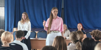 Встреча преподавателей и студентов кафедры психолого-педагогического образования и медиакоммуникации со старшеклассниками МАОУ Лицей № 28 - ТГПИ