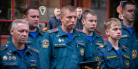 Узловские спасатели встретили участников автопробега, посвящённого 40-летию катастрофы на Чернобыльской АЭС и 90-летию со дня рождения академика Валерия Алексеевича Легасова - МЧС