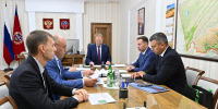 Губернатор Алтайского края Виктор Томенко провел рабочую встречу с председателем Сибирского банка Сбербанка Дмитрием Солнцевым - Администрация Алтайского края