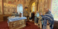 Архиерейское богослужение в Троицком кафедральном соборе г. Щигры. - Щигровская епархия