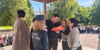 Всероссийский урок по безопасности в Кингисеппской школе - ГУ МЧС ЛО