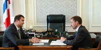 Виталий Хоценко и Александр Козлов обсудили экологические проекты Омской области - 12 канал