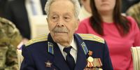 23.09.2026 | Виталий Королев поблагодарил за вклад в Великую Победу участника Великой Отечественной войны Петра Петровича Потёмкина, которому сегодня исполнилось 100 лет - Главное управление по архивному делу
