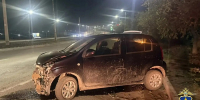 В Улан-Удэ автоледи протаранила патрульный автомобиль с мигалками - ВостокТелеИнформ