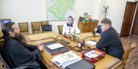 Управляющий Лысковской епархией обсудил восстановление храма в честь Рождества Христова села Быковка - Нижегородская епархия