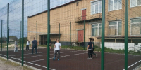 В селе Саюкино Рассказовского округа обустроили универсальную спортивную площадку - OnlineTambov.Ru