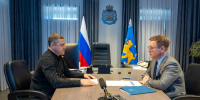 Проведение трехдневного голосования в Псковской области обсудил Михаил Ведерников с Игорем Соповым - Губернатор Псковской области