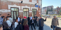 Пешеходный урок для старшеклассников СОШ № 13 Тобольска - Tobolsk.Info