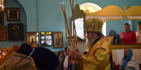 Божественная литургия в храме Архистратига Михаила села Долгое - Елецкая епархия