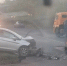 В Сызрани иномарка расшиблась об грузовик : фото с места аварии - КТВ-ЛУЧ