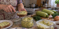 Не икра и не оладьи: кабачковое масло получается нежным, густым и уходит на хлеб быстрее паштета - Pg11.Ru