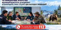 По инициативе агентства муниципалитеты усиливают взаимодействие служб при выходах медведей - Агентство лесного и охотничьего хозяйства