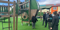 В селе Соболево на Камчатке открыли новую детскую площадку - Правительство Камчатского края