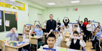 «Безопасные дороги»: в школе Нового Уренгоя позаботились о безопасности юных пешеходов - Единая Россия