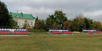 На стадионе в Орлово установили новые трибуны - РИА Новости Новой Усмани