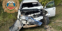 В Балаковском районе автомобиль врезался в столб - ProBalakovo.Ru
